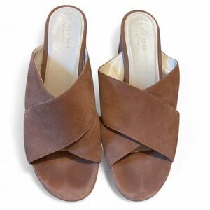 Cole Haan Women's Rose Suede Slide Sandals 8.5